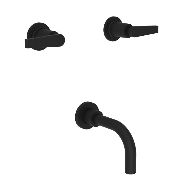 Tub Filler Trim Dorrance Wall Mount 2 Lever Polished Chrome ADA 7-7/8 Inch Spread - Frankwebs