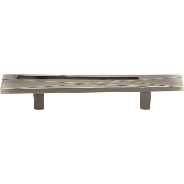 Drawer Pull Atlas Modernist Left Brushed Nickel Zinc Alloy 3 Inch 5 x 1 Inch - Frankwebs