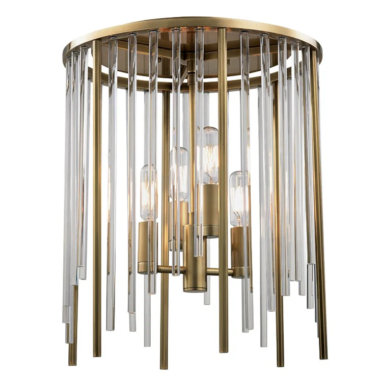 Lewis Four-Light Flush Mount Ceiling Fixture - Frankwebs