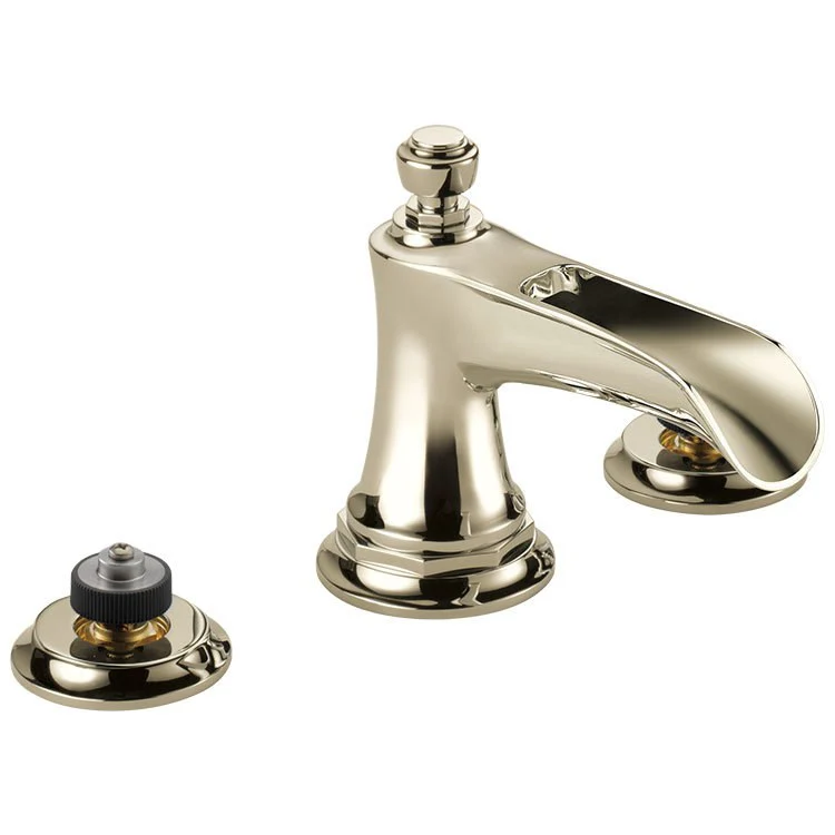 Rook Two Handle Widespread Channel Spout Bathroom Faucet without Handles - Frankwebs