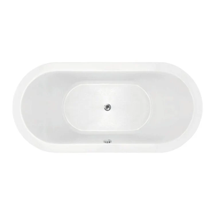 Combination Tub Ston Collection Emerald 65 x 36 x 22 Inch Drop-In Center Drain Almond Oval - Frankwebs