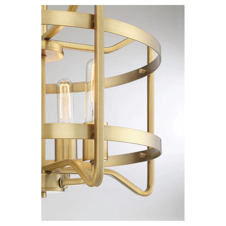 Kent Four-Light Semi-Flush Mount Ceiling Fixture - Frankwebs