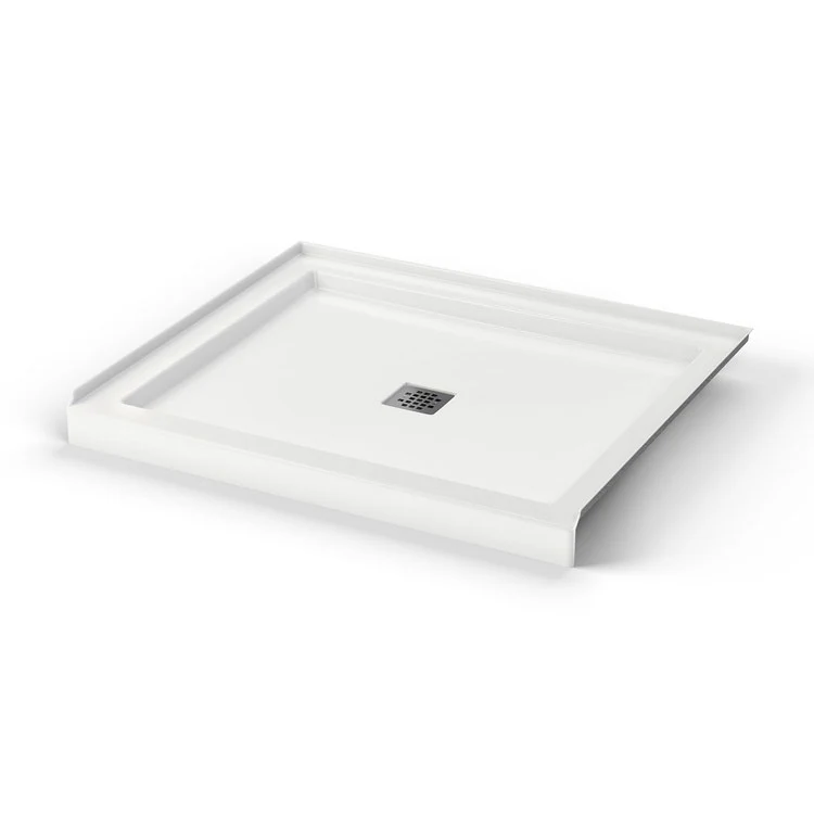Shower Base B3 Alcove Square Drain White 42 x 36 Inch Acrylic - Frankwebs