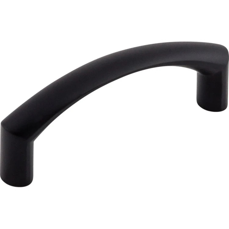 Pull Nouveau Griggs D Handle Flat Black Zinc Alloy 3 Inch 3-3/8x3/4x1-1/5 Inch - Frankwebs