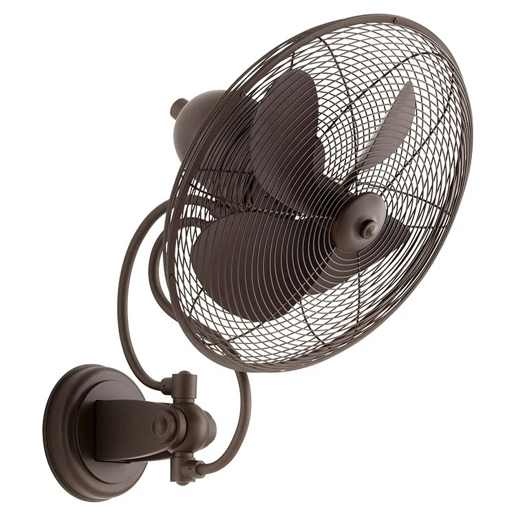 Patio Fan Piazza Wall Mount Blade Size 14 Inch Oiled Bronze 4 Blades Oiled Bronze - Frankwebs