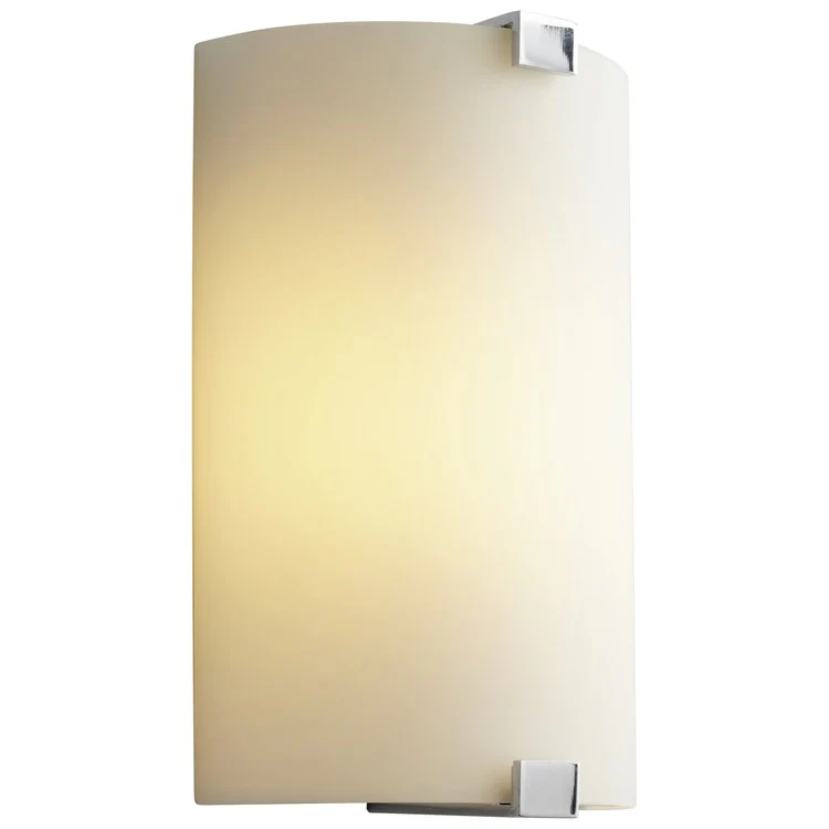Siren Single-Light LED Wall Sconce with Glass Shade - Polished Chrome - Frankwebs