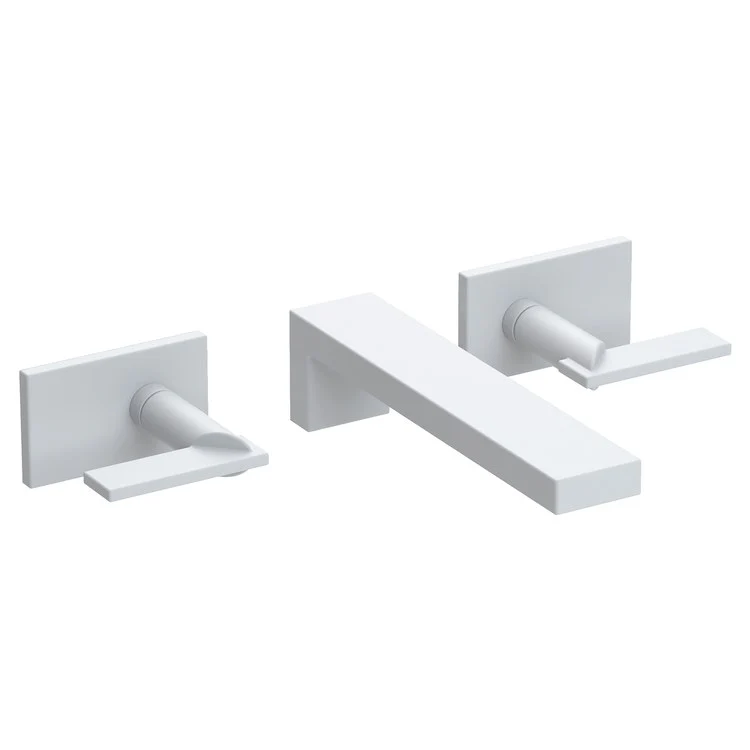 Metro Two Handle Wall-Mount Bathroom Faucet - Satin Brass - Frankwebs