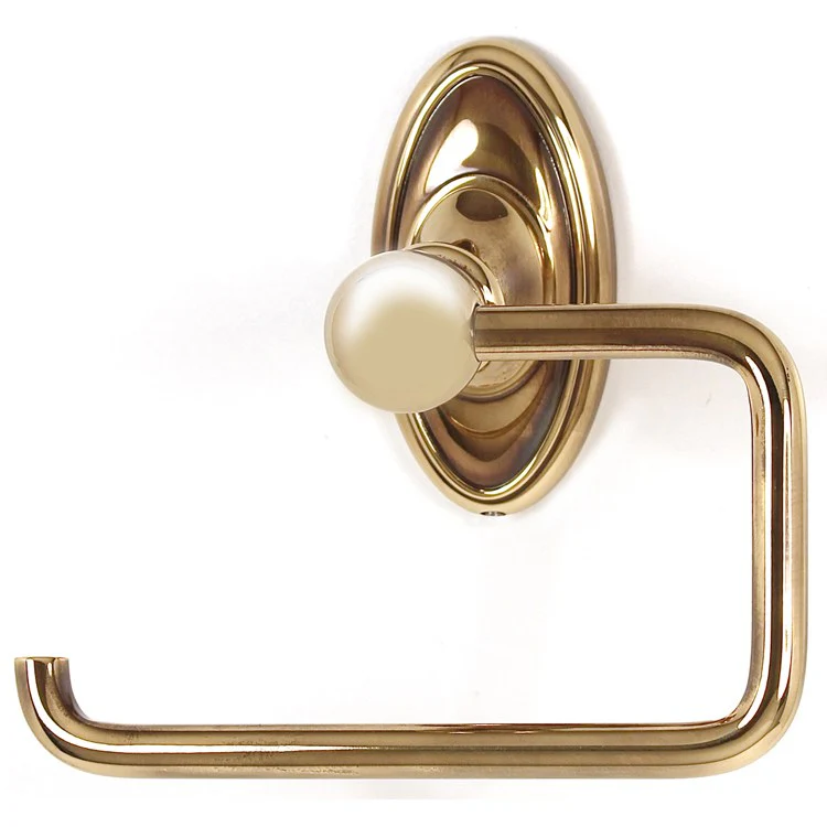 Toilet Paper Holder Classic Traditional Bath Single Post Polished Nickel 5-1/2 Inch 3-1/4 Inch Wall Mount - Frankwebs