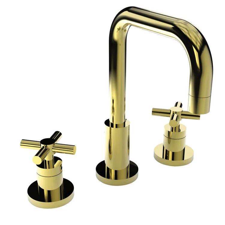 East Square Two Handle Widespread Bathroom Faucet with Drain - Frankwebs