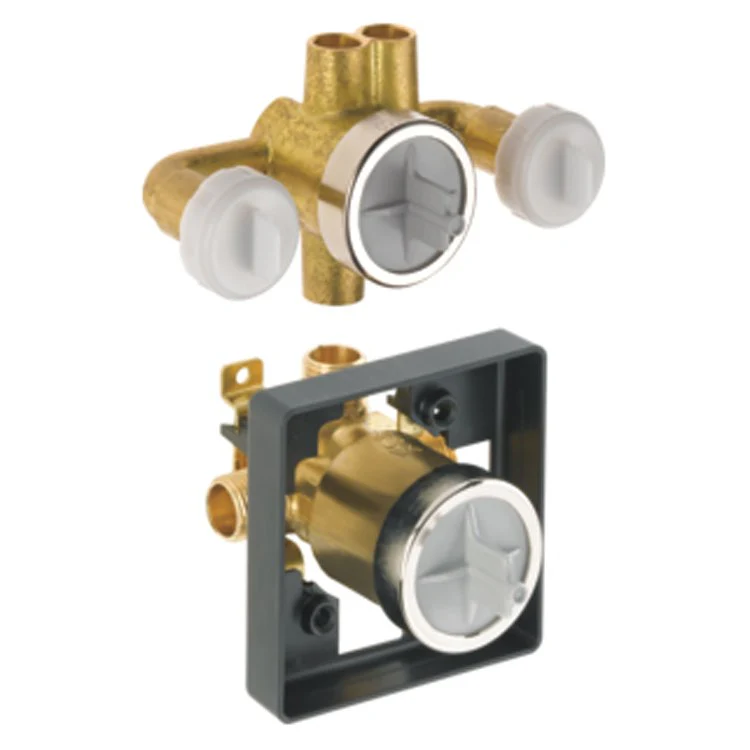MultiChoice Six-Setting Jetted Shower Rough-In Valve with Extra Outlet - Frankwebs