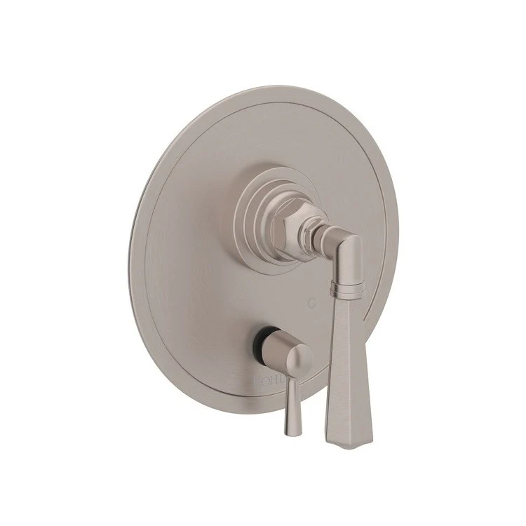 Pressure Balance Valve Trim San Giovanni with Diverter 1 Metal Lever Polished Nickel 5.5 Gallons per Minute - Frankwebs