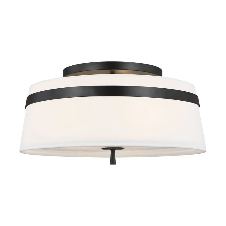Cordtlandt Three-Light Large Flush Mount Ceiling Fixture by Alexa Hampton - Frankwebs