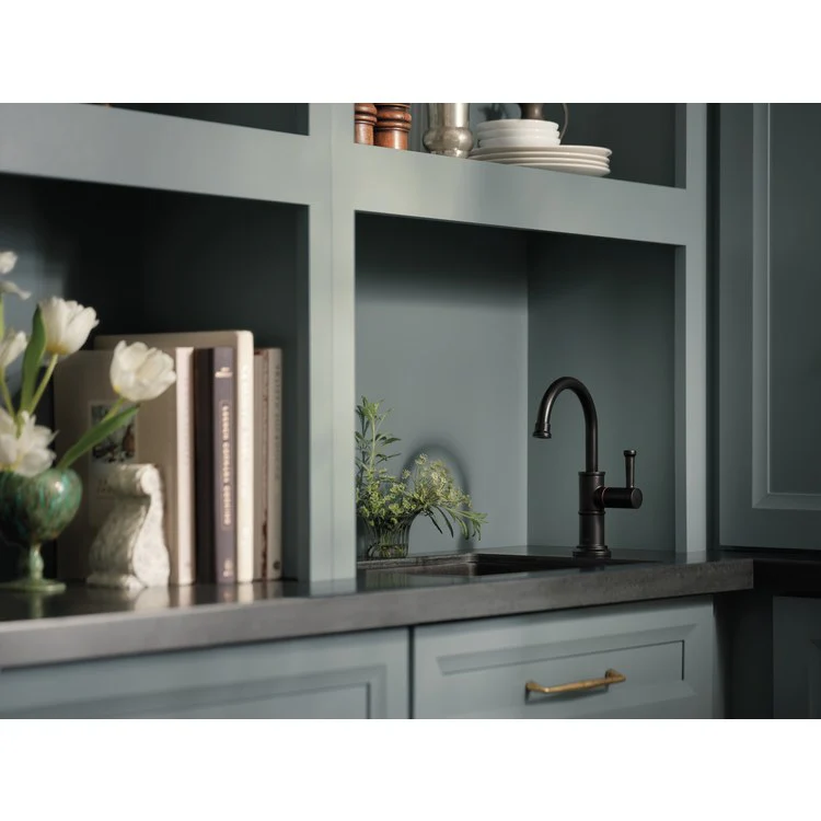 Beverage Faucet Artesso Instant Hot 1 Lever ADA Matte Black Arc 360 Degree Swivel - Frankwebs