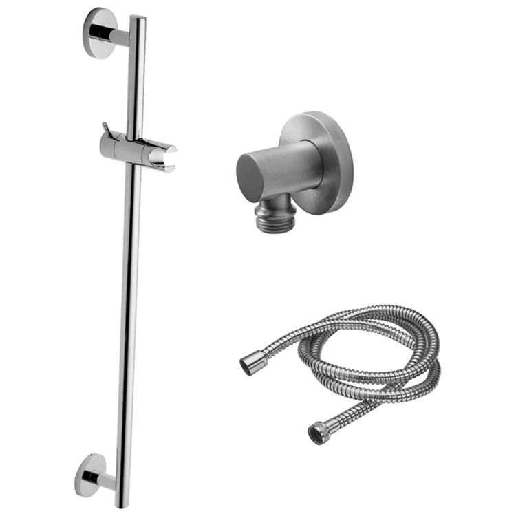 Tiburon Wall-Mount Handshower Slide Bar Kit - Polished Chrome - Frankwebs