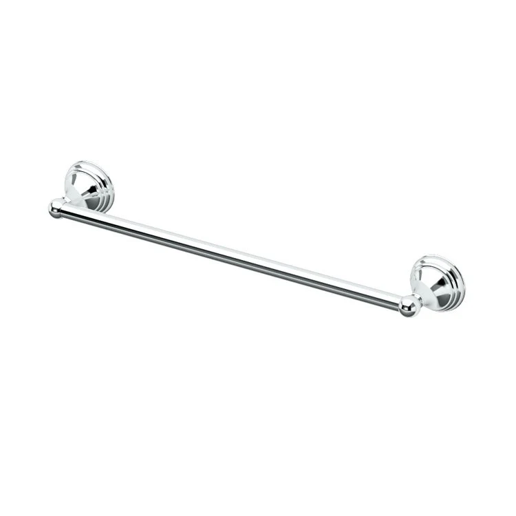 Towel Bar Charlotte 18 Inch Chrome Wall Mount Metal - Frankwebs