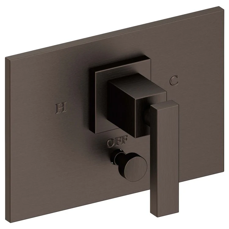 Secant Pressure Balance Tub/Shower Valve Trim Only with Lever Handle - English Bronze - Frankwebs