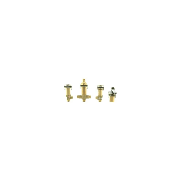 Rough-In 4 Hole Roman Tub Filler 1/2 Inch Forged Brass Polished Nickel - Frankwebs