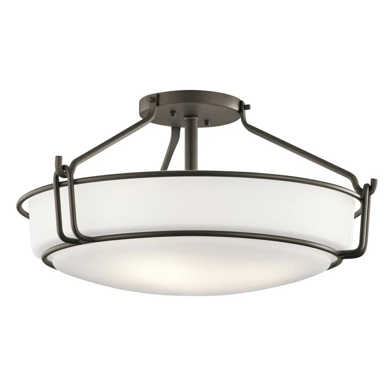Alkire Four-Light Semi-Flush Mount Ceiling Fixture - Frankwebs