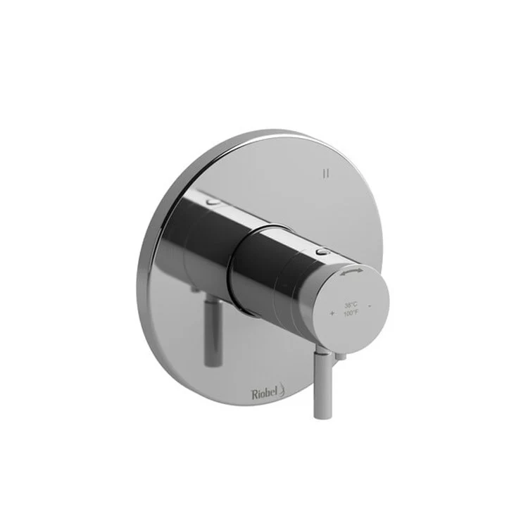 Thermostatic and Pressure Balance Valve Trim Riu 1/2 Inch Round 3-Way 5 Function 1 Lever Chrome ADA 6.0 Gallons per Minute - Frankwebs