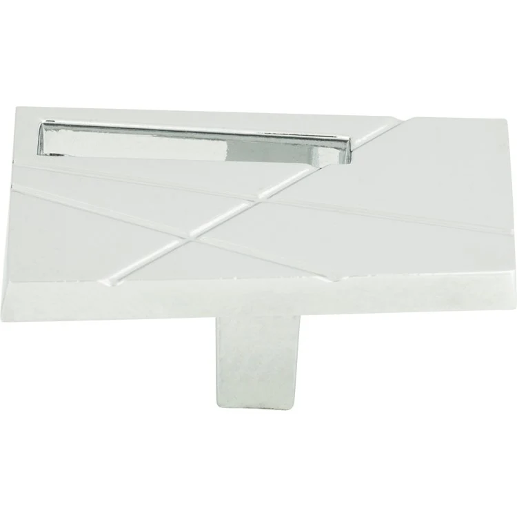 Knob Atlas Modernist Left Matte Black Zinc Alloy 1-3/4 Inch - Frankwebs