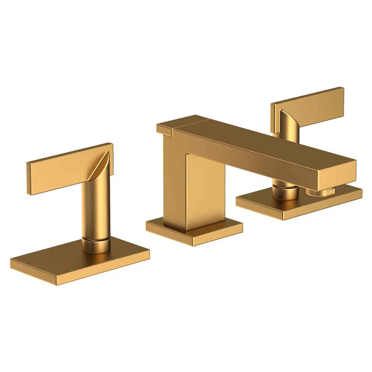 Lavatory Faucet Metro Widespread 8 to 20 Inch Spread 2 Lever ADA Antique Nickel 1.2 Gallons per Minute Brass Spout Height 2-1/2 Inch - Frankwebs