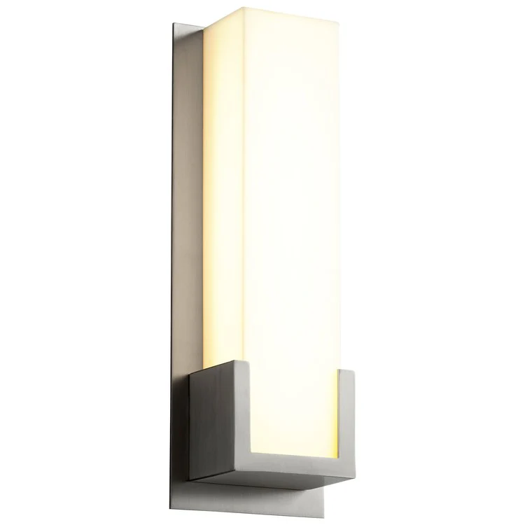 Orion Single-Light LED Bathroom Wall Sconce - Satin Nickel - Frankwebs