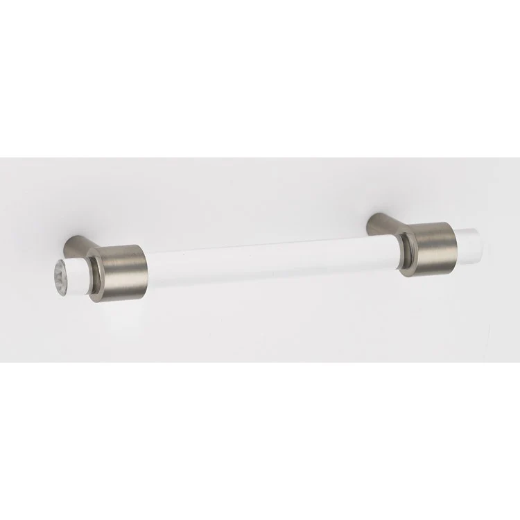 Pull Contemporary Acrylic Satin Brass 4 Inch 5-1/4 Inch 1-3/8 Inch - Frankwebs