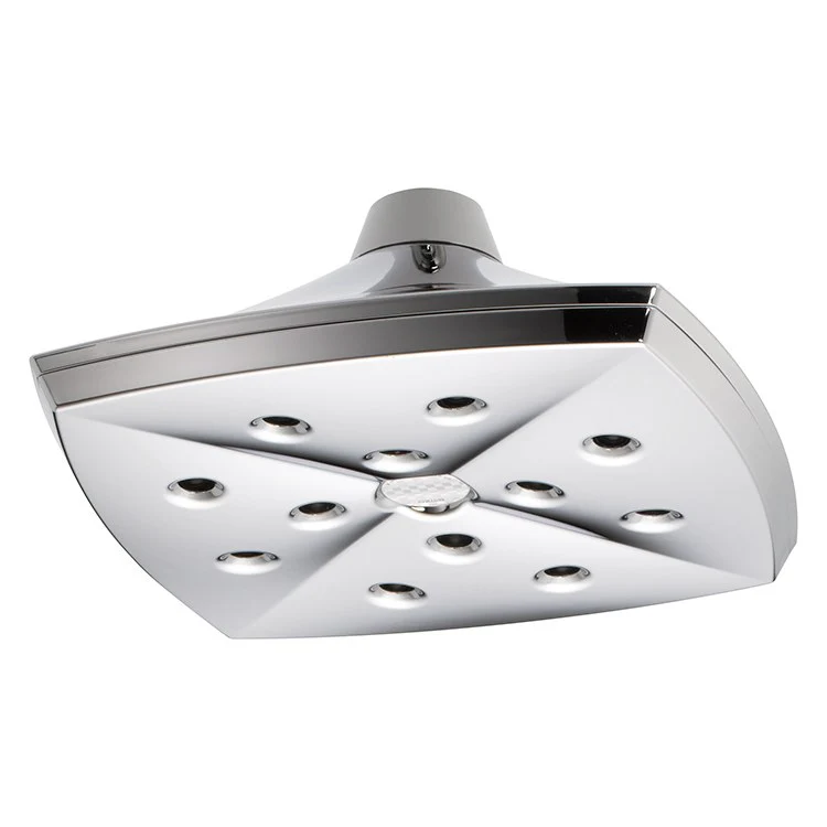 Charlotte Square Ceiling Mount H2Okinetic Rainfall Shower Head - Frankwebs