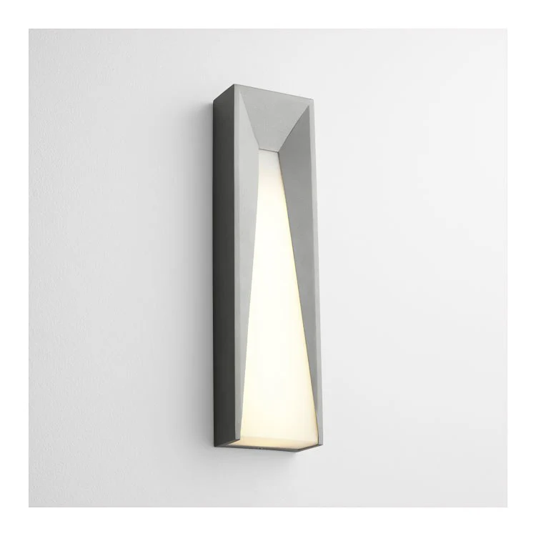 Calypso Single-Light Outdoor Wall Sconce - Gray - Frankwebs
