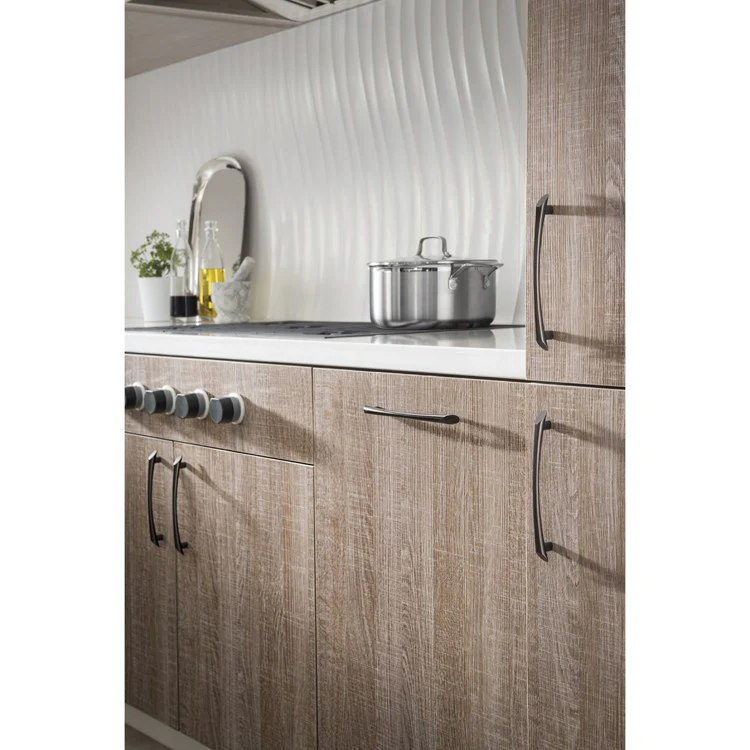 Pull Barrington Edgewater D for Decorative Hardware Ash Gray Zinc Alloy 6-5/16 Inch - Frankwebs