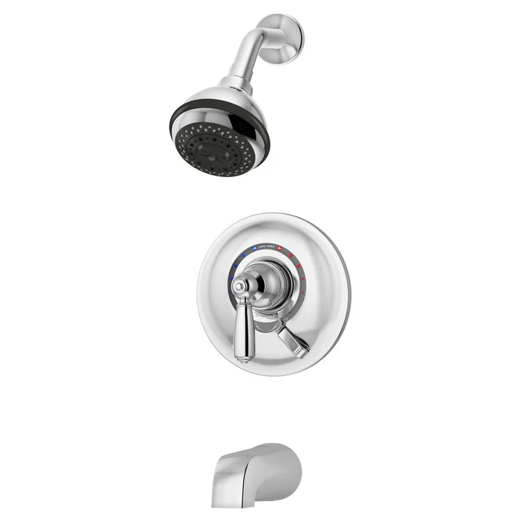 Tub and Shower Trim Allura Less Showerhead and Tub Spout 1 Lever Polished Chrome ADA 2.0 Gallons per Minute for S262 Series Temptrol VersaFlex Shower Valve - Frankwebs