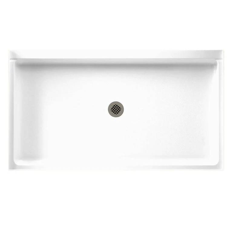 Shower Base Swanstone Rectangular White 34 x 60 Inch Swanstone Center Molded-In FitFlo - Frankwebs