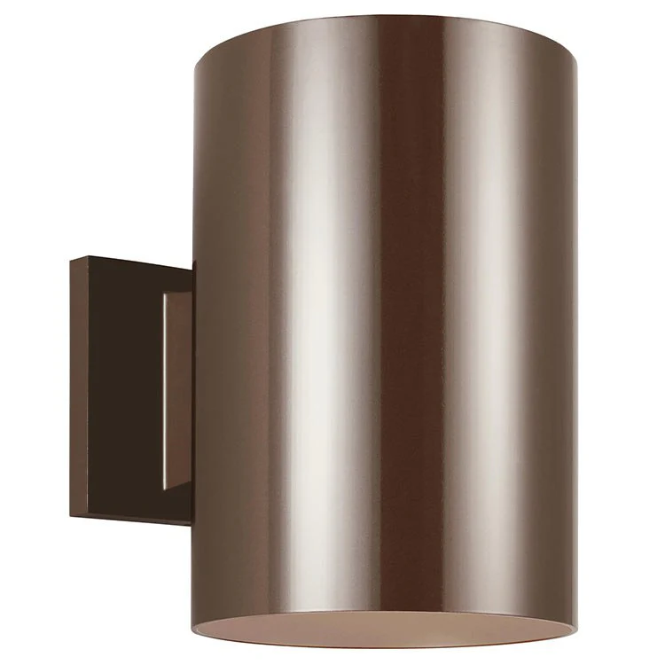 Outdoor Cylinders Single-Light Large Outdoor Wall Sconce - Frankwebs
