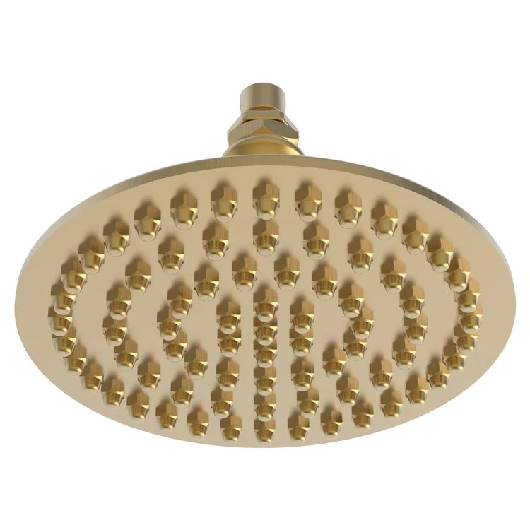 Showerhead Newport Bath 1 Function Ceiling Mount Matte White 9-1/8 Inch 1.8 Gallons per Minute 74 Spray Jets - Frankwebs