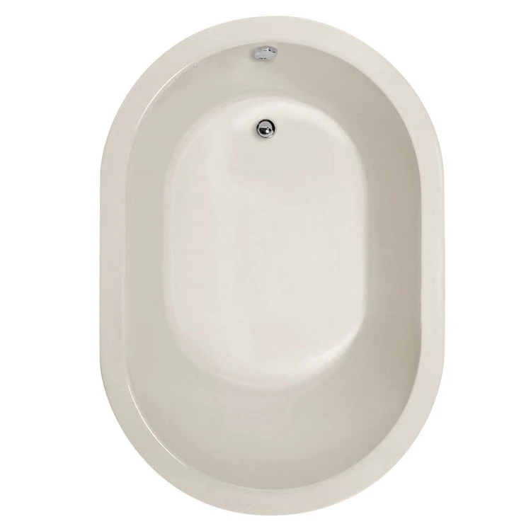 Soaking Tub Designer Collection Malia 60 x 42 Inch Drop-In Tub Only End Bone Acrylic - Frankwebs