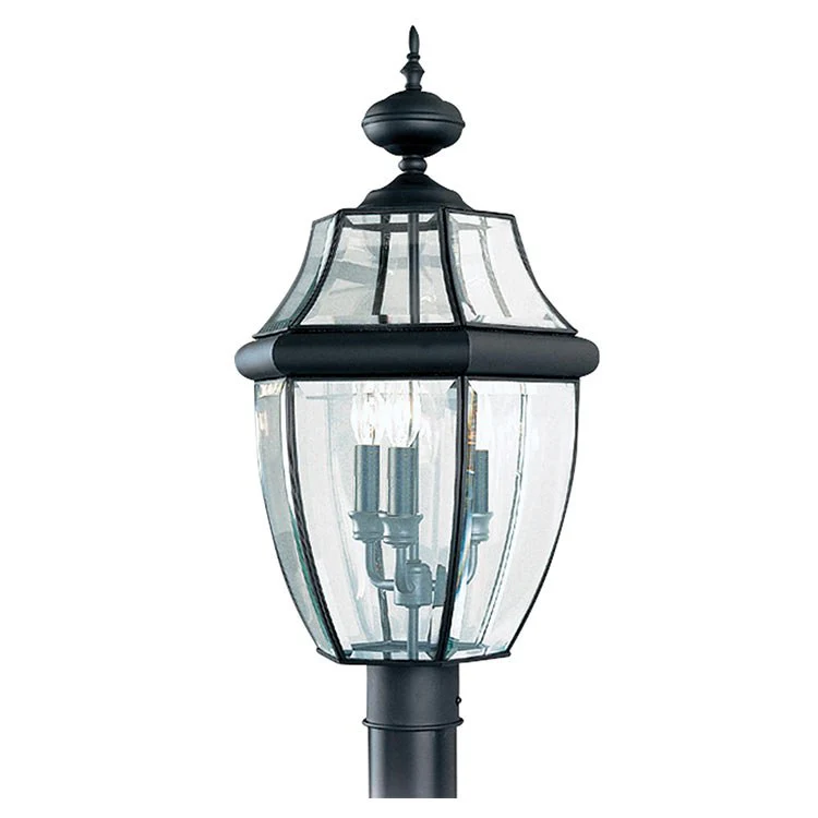 Lancaster Three-Light LED Outdoor Post Lantern - Frankwebs