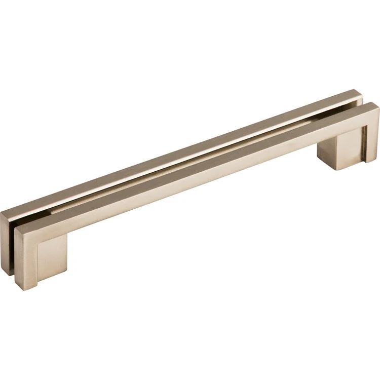 Pull Sanctuary Flat Rail Brushed Satin Nickel Zinc Alloy 5 Inch - Frankwebs