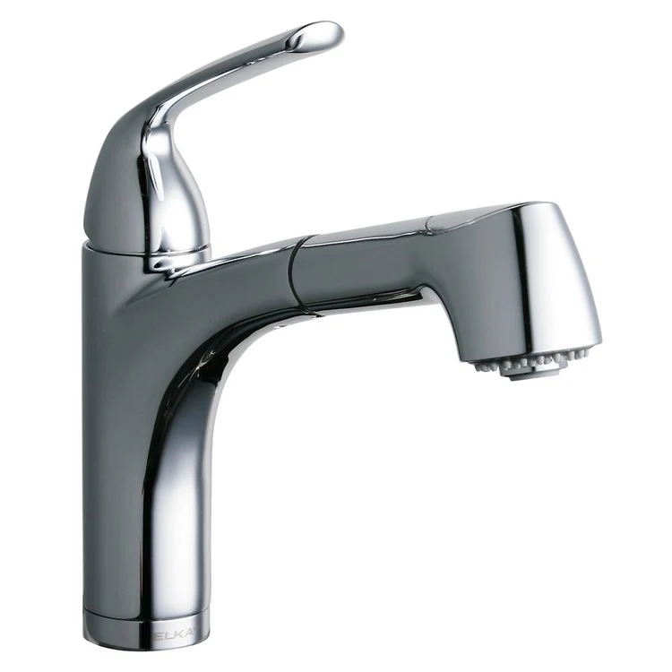 Bar Faucet Gourmet Deck Mount 1 Lever ADA Brushed Nickel Spout Type Pull-Out Spray - Frankwebs