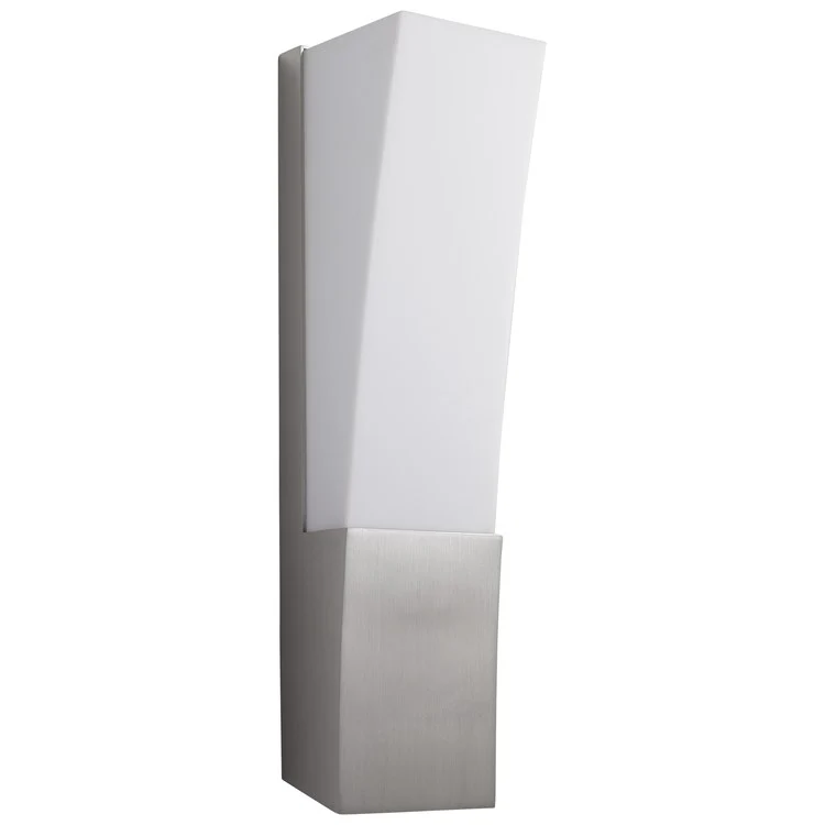 Crescent Single-Light Wall Sconce - Satin Nickel - Frankwebs