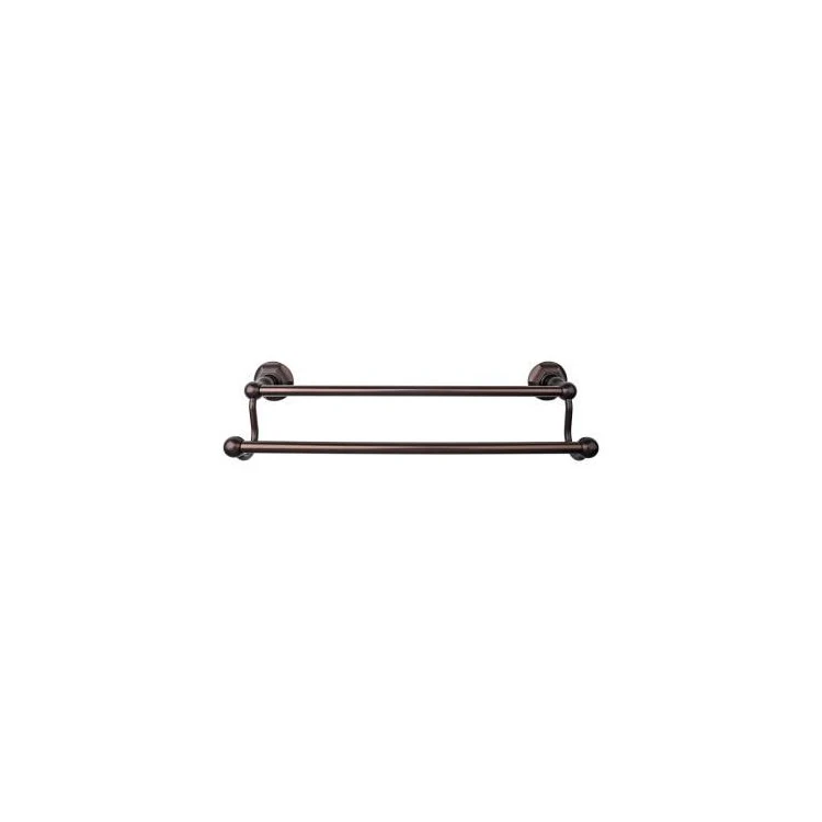 Towel Bar Edwardian 30 Inch Hex Backplate Polished Chrome Zinc Alloy for Bath Hardware - Frankwebs