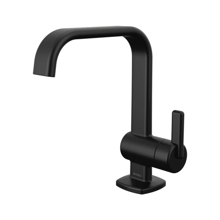 Lavatory Faucet Allaria 1 Lever ADA WaterSense Matte Black 1.2 Gallons per Minute - Frankwebs