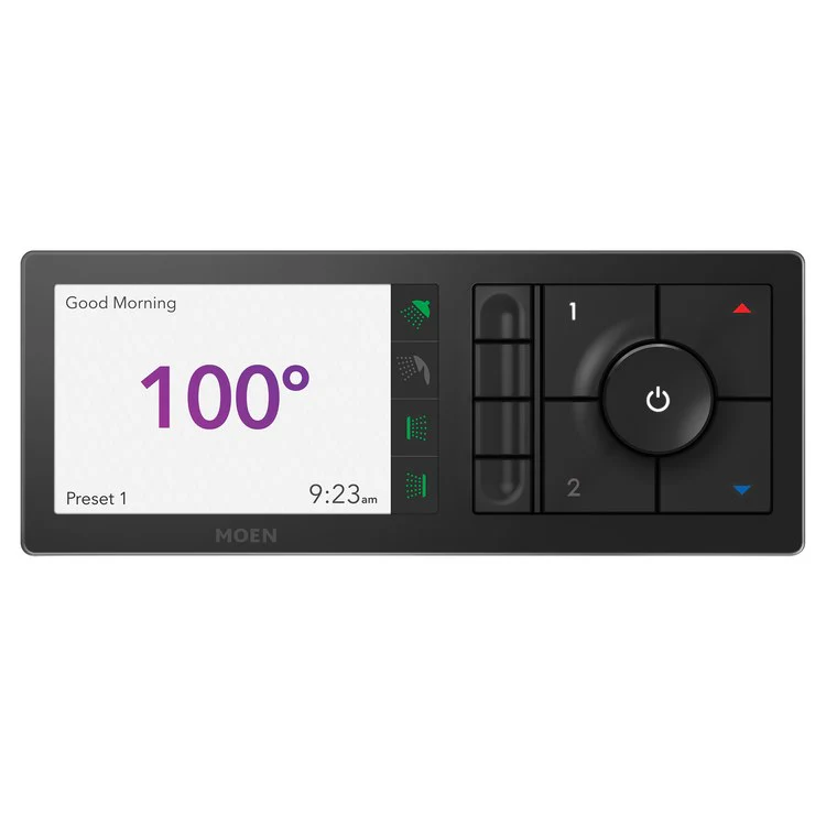 Digital Controller U by Moen Smart Shower 4 Outlet Matte Black - Frankwebs