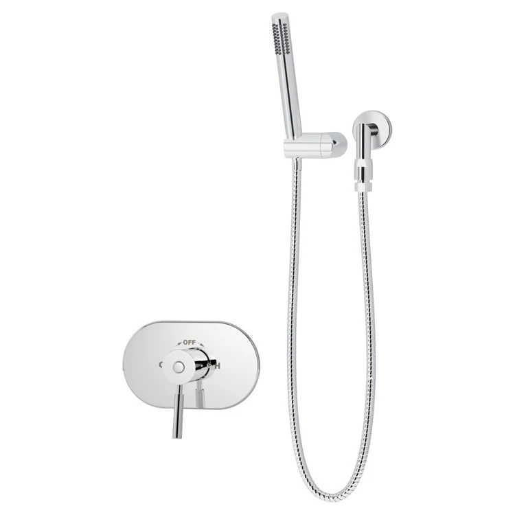 Handshower Trim Sereno Round 1 Lever Polished Chrome 1 Function 1.5 Gallons per Minute - Frankwebs