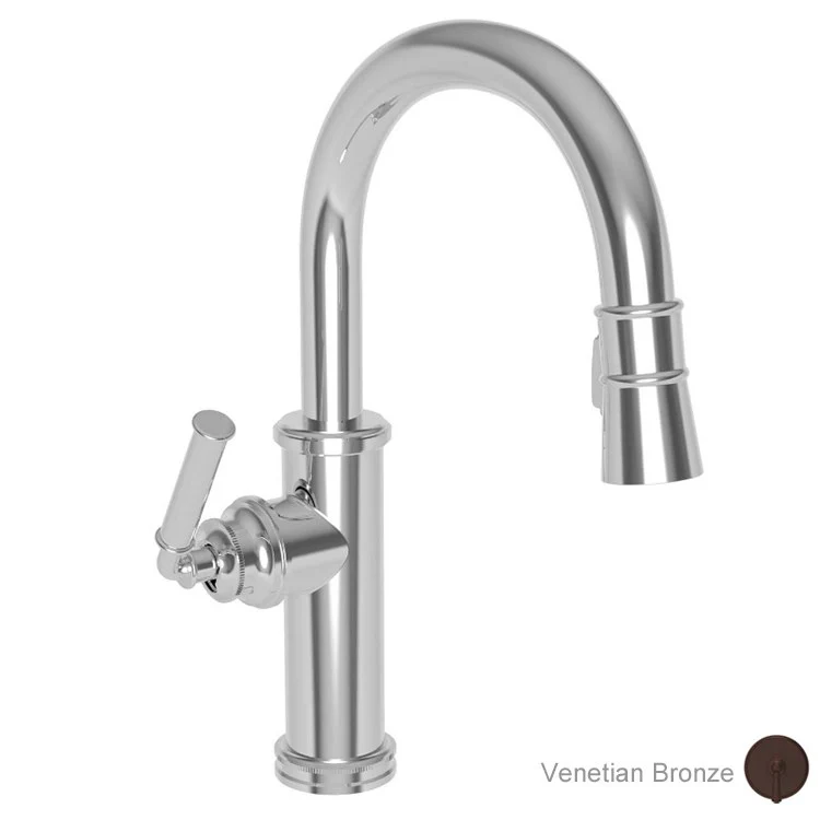 Taft Single Handle Pull Down Bar/Prep Faucet - White - Frankwebs