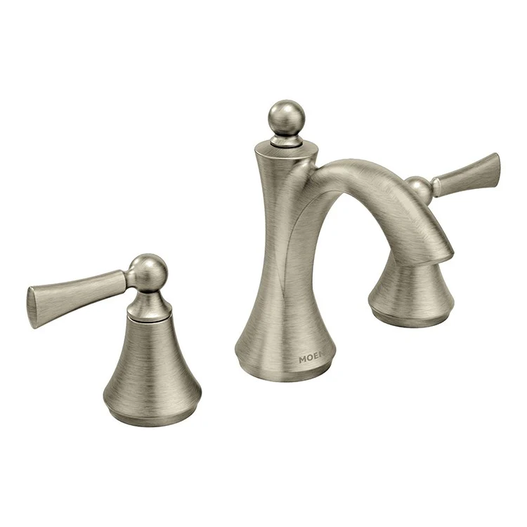 Wynford Two Handle High Arc Widespread Bathroom Faucet with Lever Handles - Frankwebs