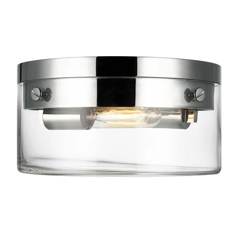 Garrett Two-Light Flush Mount Ceiling Fixture by Chapman & Meyers - Frankwebs