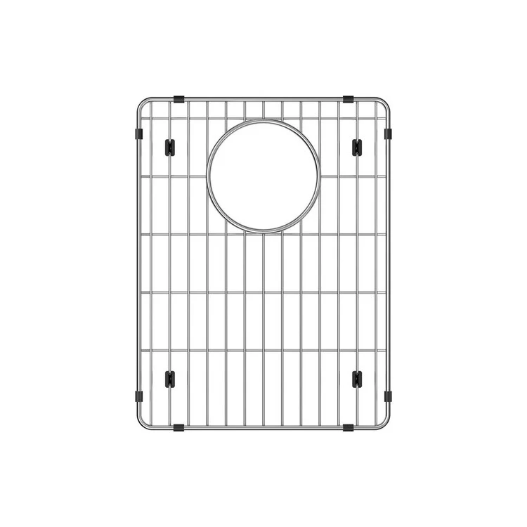Sink Grid Bottom Grid 12 x 16 Inch Stainless Steel for Fits Bowl Size 15-1/8x18-1/8 Inch Bowls with Rear Center Drain Opening - Frankwebs