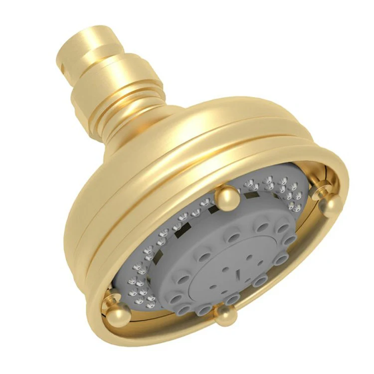 Showerhead Santena 3 Function Polished Nickel 4 Inch 2.0 Gallons per Minute Round - Frankwebs