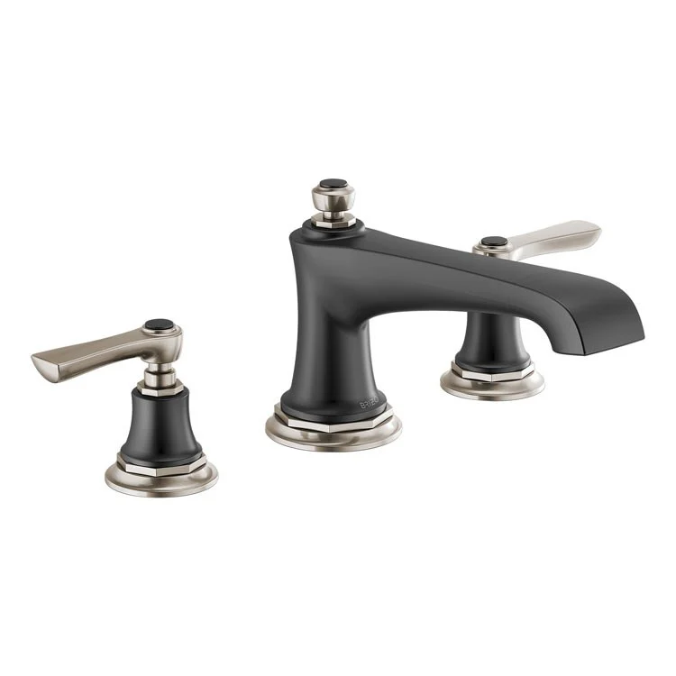 Roman Tub Trim Rook Less Handle Brilliance Luxe Gold ADA 10-16 Inch Spread 14 Gallons per Minute - Frankwebs