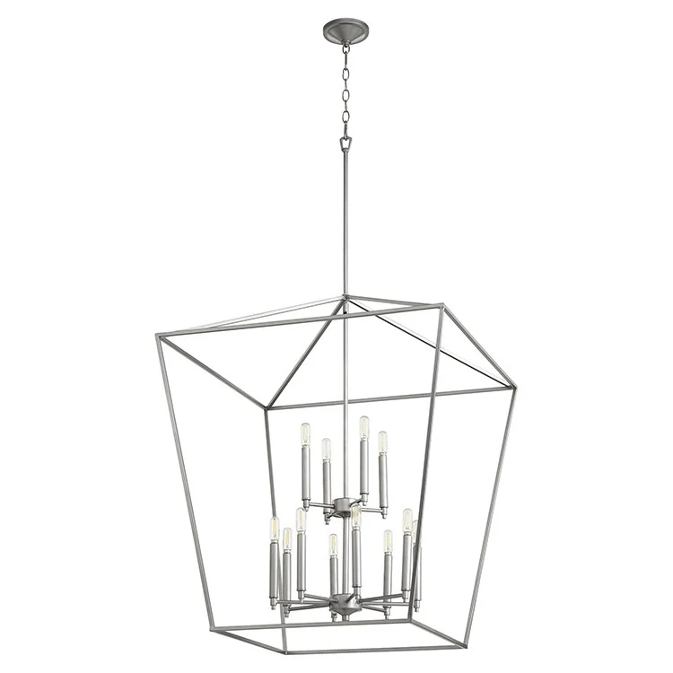 Gabriel Twelve-Light Two-Tier Foyer Pendant - Frankwebs